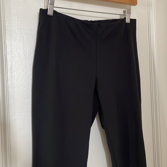 Uniqlo x Theory black pull-on, zip-ankle leggings, size M - Picture 2 of 5